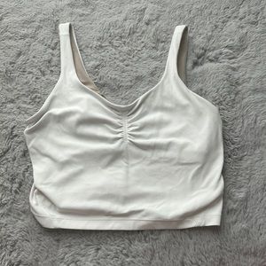 White Lululemon tank